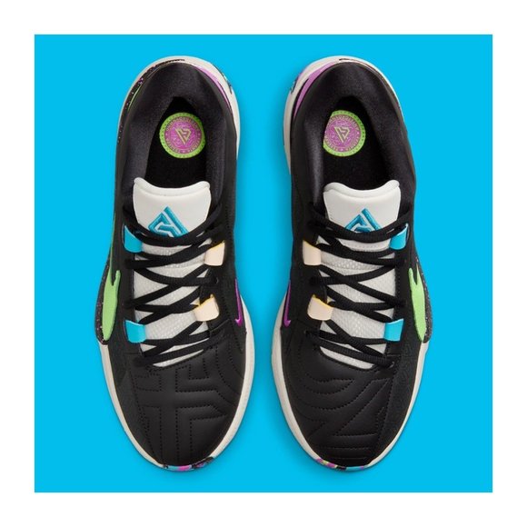 Nike Zoom Freak 5 Low Mens Basketball Shoes Black DX4985-002 NEW Multi Sz - Picture 3 of 10